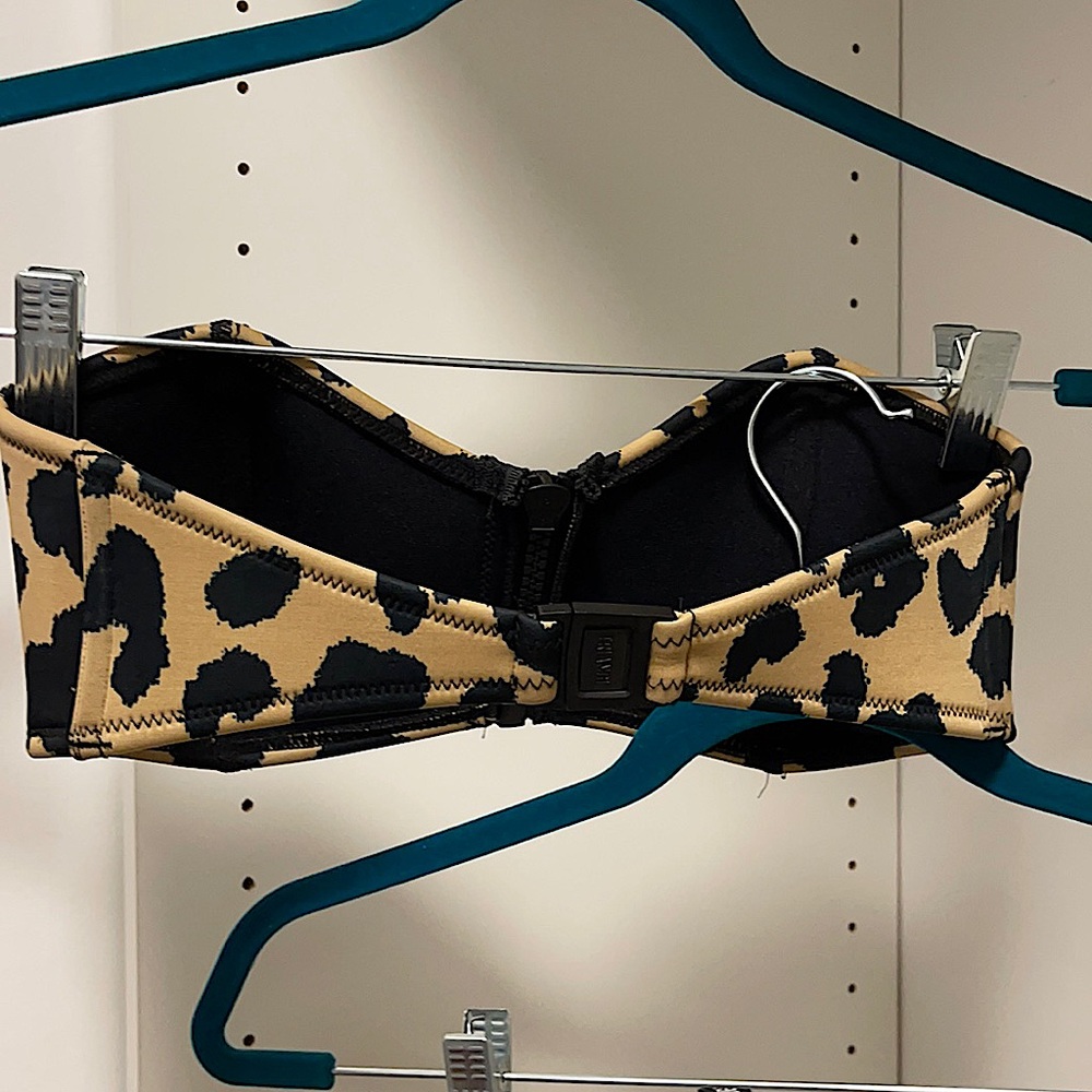 Cheetah Triangl Bikini With Drawstring - image 4